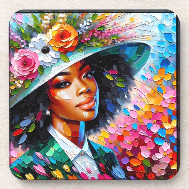 Springtime On A Sunday Morning Beverage Coaster (Front)