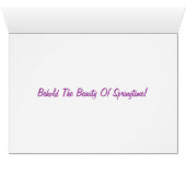 Springtime, Oriole In Redbud Tree (Inside Horizontal (Bottom))