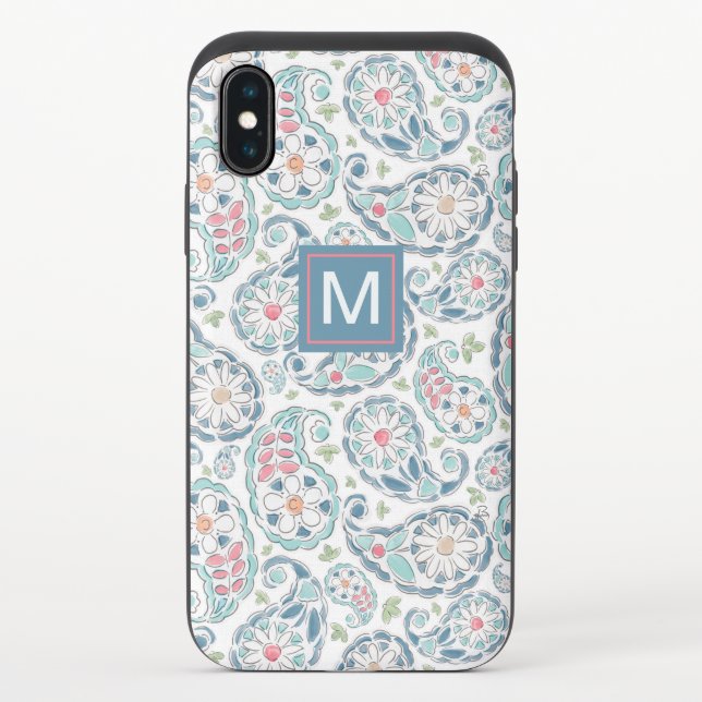 Springtime Paisley Pattern Uncommon iPhone Case (Back)