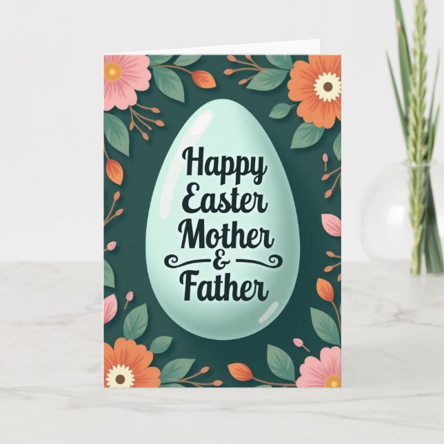 Springtime Parents Greeting Card (Front)