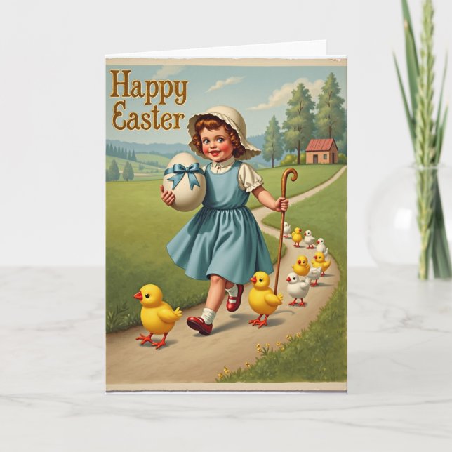 Springtime Path Easter Card (Front)
