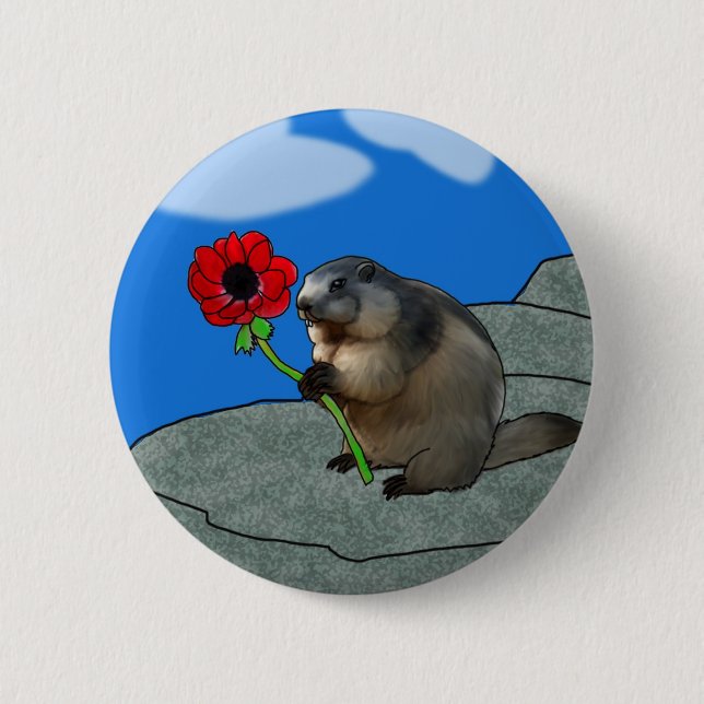 Springtime ! pinback button (Front)