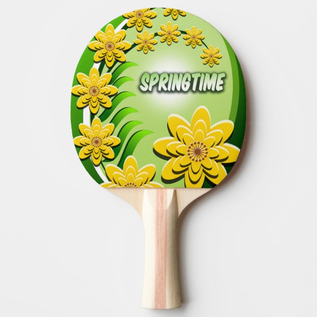 SPRINGTIME Ping-Pong PADDLE (Front)