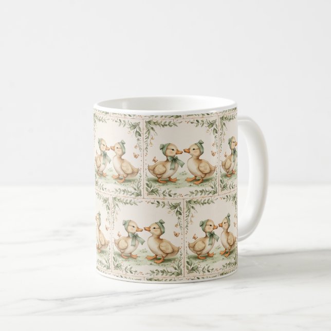 Springtime Quackers: Duck-Inspired Sips 🐥☕ Coffee Mug (Front Right)