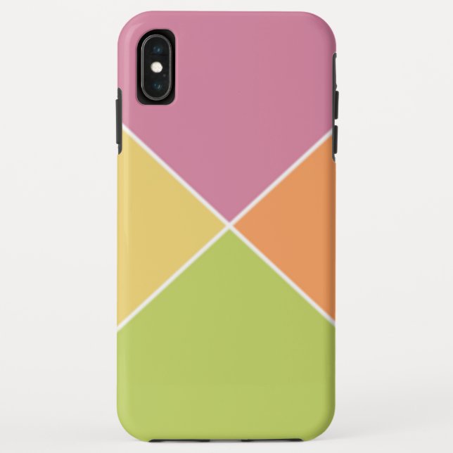 Springtime Sherbet Argyle Case-Mate iPhone Case (Back)