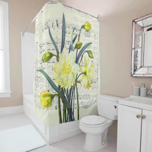 Springtime Song Shower Curtain (In Situ)