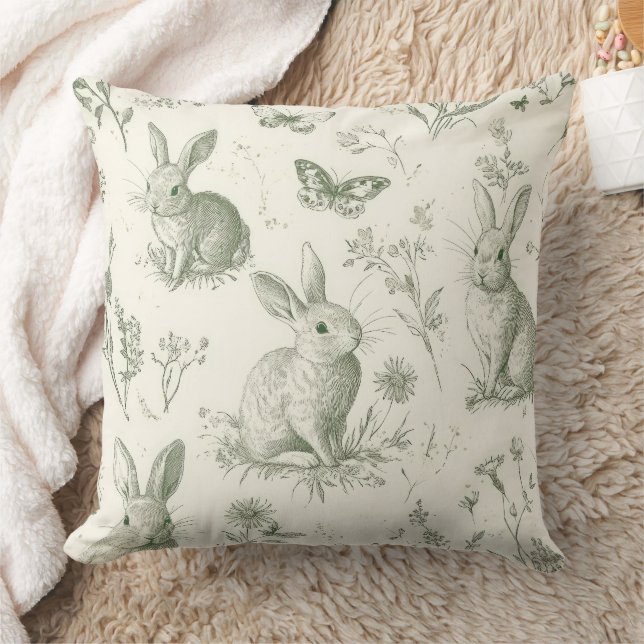 Springtime spells for your home - 🐰 throw pillow (Blanket)