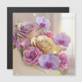 Springtime Splendor 3D Greeting Card with Dew-Kiss (Front/Back)