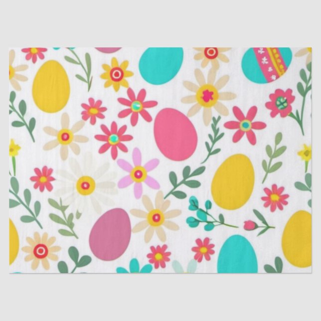Springtime Splendor Tissue Paper (Front)