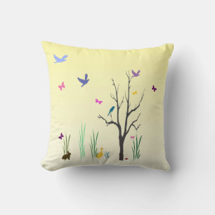 Springtime Throw Pillow