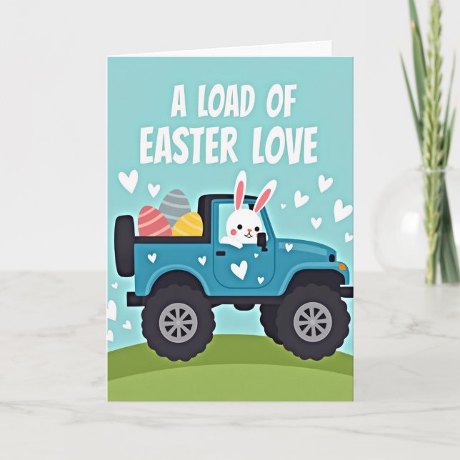 Springtime Transporter Love Card (Front)