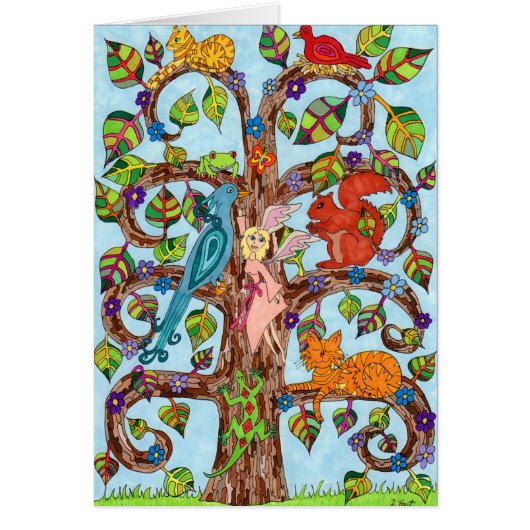 Springtime Tree of Life Cards (Front)