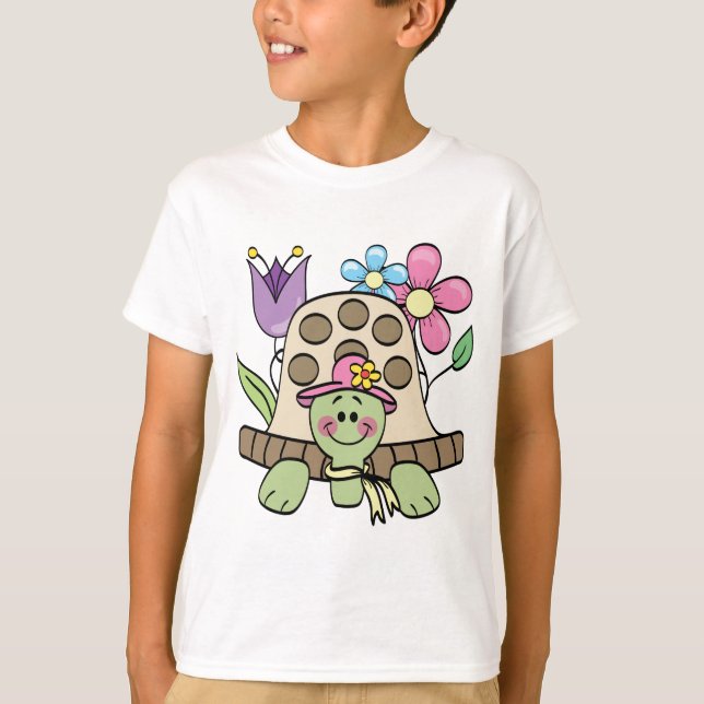 Springtime Turtle Tshirts and Gifts (Front)