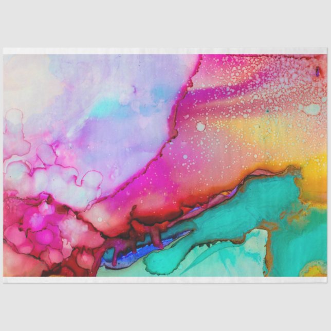 springtime water color tissue paper (Front)