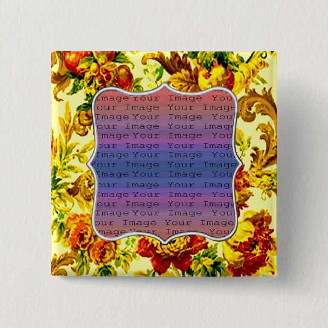 Springtime Wedding Button (Front)