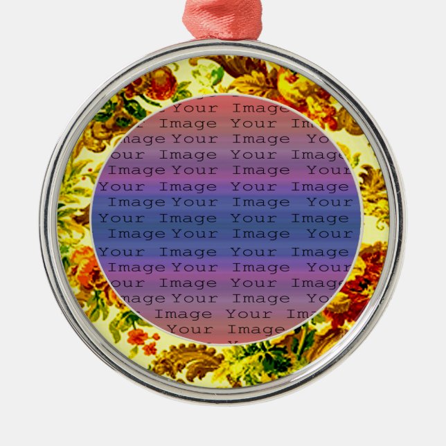 Springtime Wedding Ornament (Front)