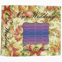 Springtime Wedding Photo Album Binder
