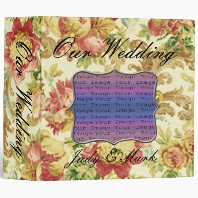 Springtime Wedding  Photo Album Binder (Front/Spine)