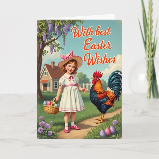 Springtime Wishes Card (Front)