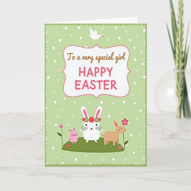 Springtime Wishes Season Card (Front)