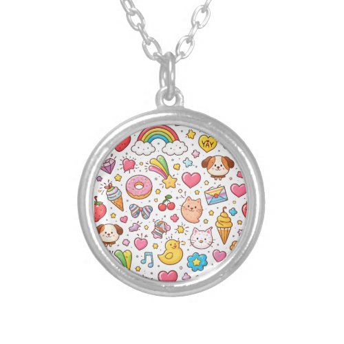 Sprinkle a Little Cute into Your Day!  Silver Plated Necklace