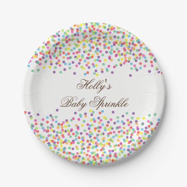 baby sprinkle plates