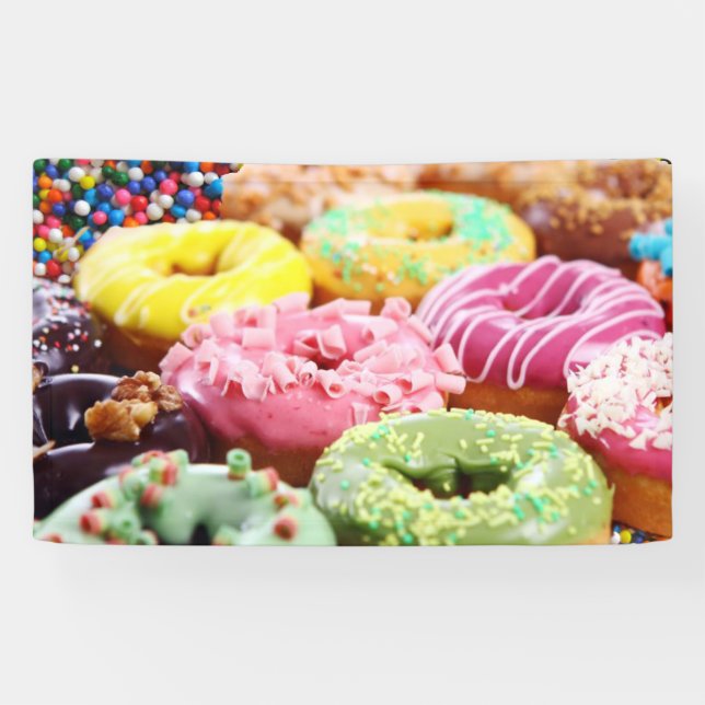 sprinkle balls donuts banner (Horizontal)