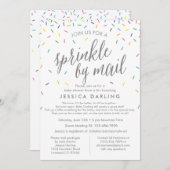 Sprinkle by Mail Baby Shower Invitation (Front/Back)