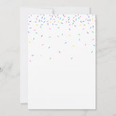Sprinkle by Mail Baby Shower Invitation (Back)