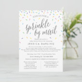 Sprinkle by Mail Baby Shower Invitation (Standing Front)