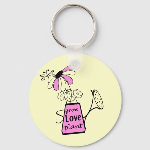 Sprinkle Can Grow Love Plant Tshirts and Gifts Keychain