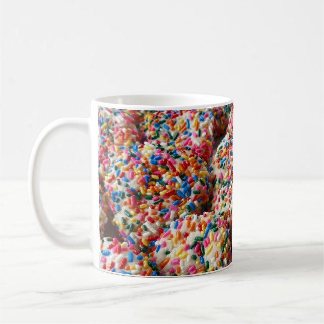 Sprinkle Cookies Fun Baking Photography Coffee Mug (Left)