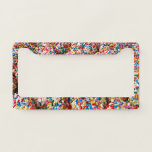 Sprinkle Cookies Fun Baking Photography License Plate Frame