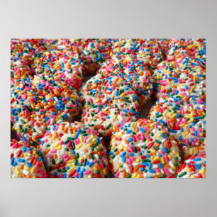 Sprinkle Cookies Fun Baking Photography Poster