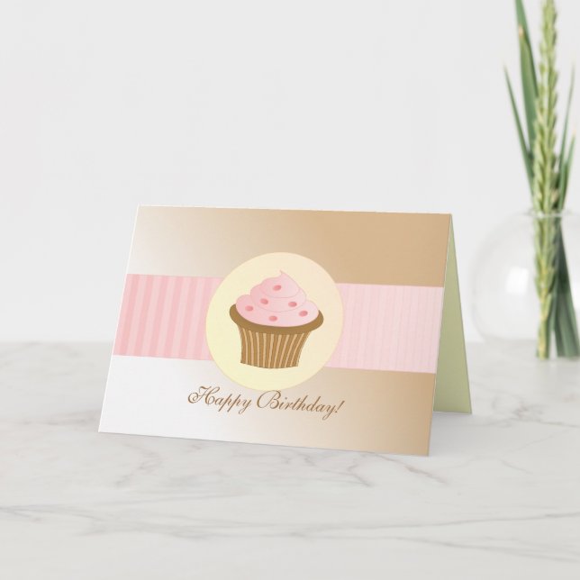 Sprinkle Cupcake Card (Front)