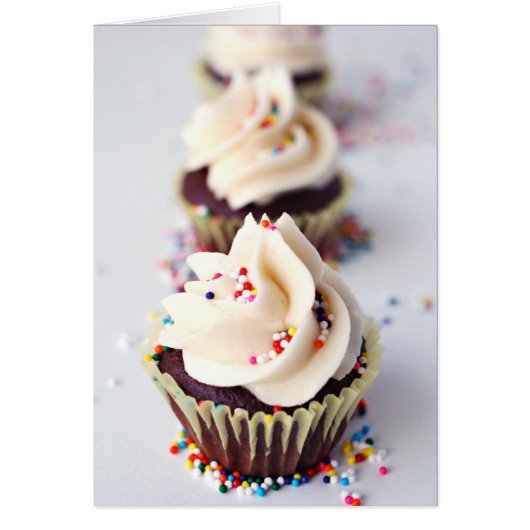 Sprinkle Cupcakes Cards (Front)
