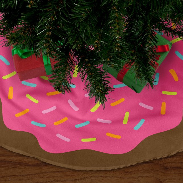 Sprinkle Donut Cute Christmas Tree Skirt (Creator Uploaded)