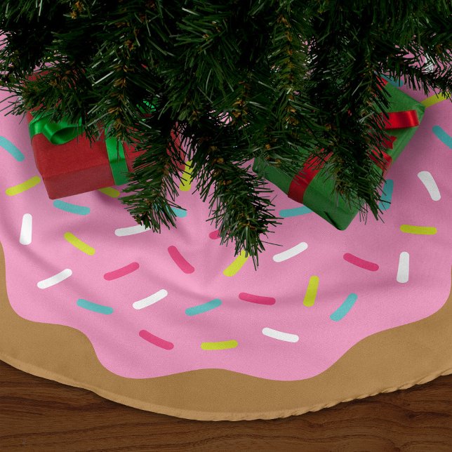 Sprinkle Donut Cute Christmas Tree Skirt (Creator Uploaded)
