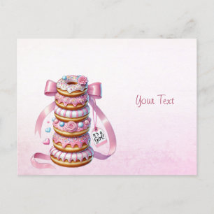 Sprinkle Donuts Pink Ribbon Postcard