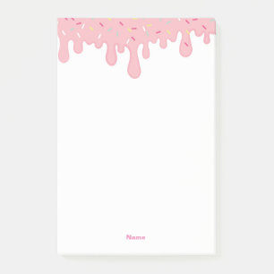 Sprinkle Drip Post it Notes