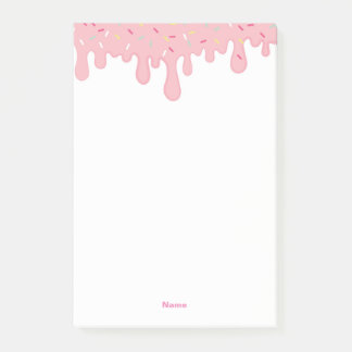 Sprinkle Drip Post it Notes