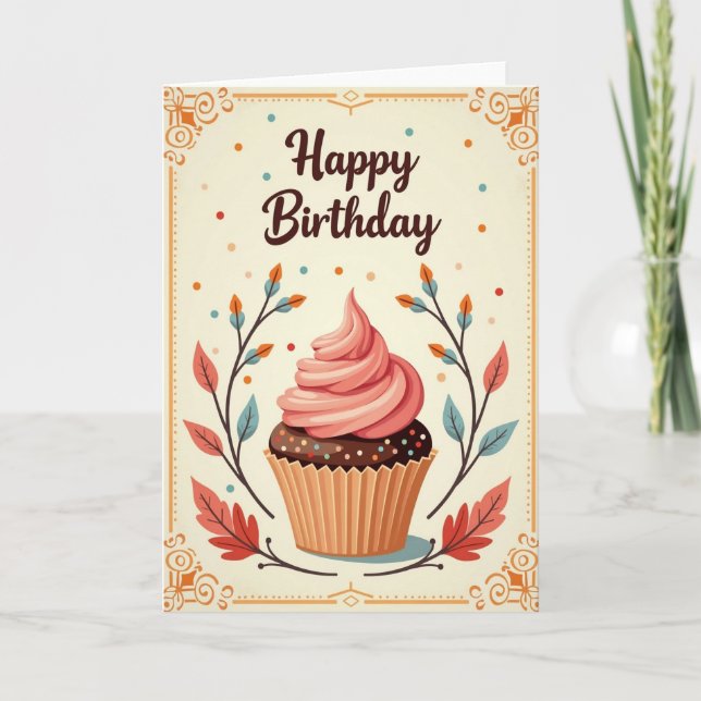 Sprinkle Festivity Birthday Card (Front)