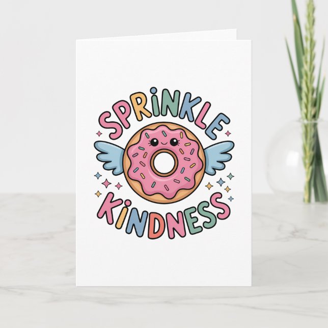 Sprinkle Kindness | Donut Card (Front)