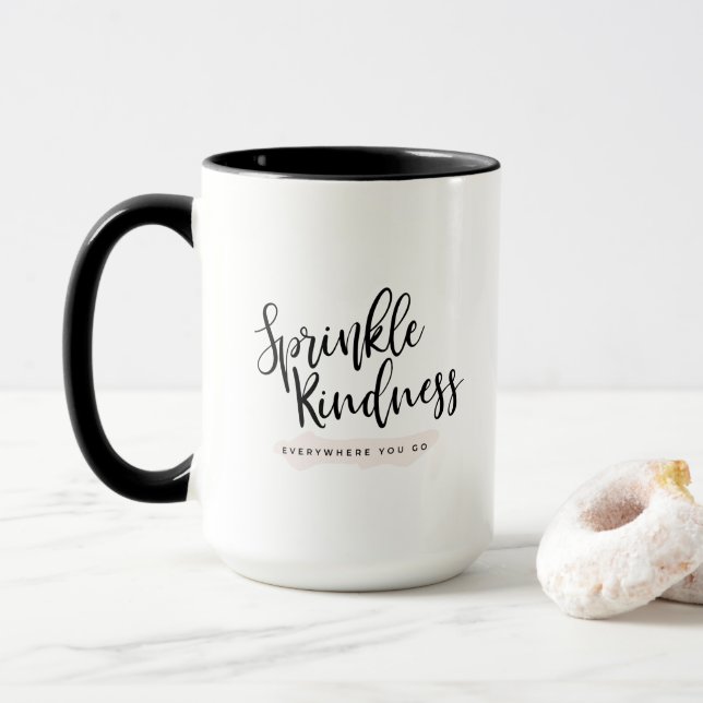 Sprinkle Kindness Mug  (With Donut)