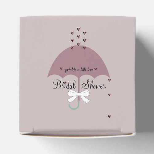 Sprinkle Love Lavender Bridal Shower Party Favor Boxes