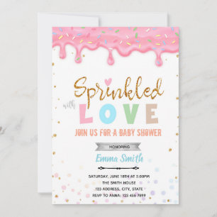 Sprinkle of love shower invitation