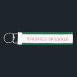 Sprinkle Sprinkle Club Key Ring<br><div class="desc">Join our Sprinkle SPrinkle Club. Cute preppy stylish and classy key ring. Choose from many colors</div>