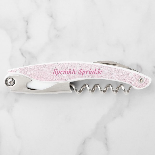 Sprinkle Sprinkle Dust Free Wine and Bottle Opener (Front)