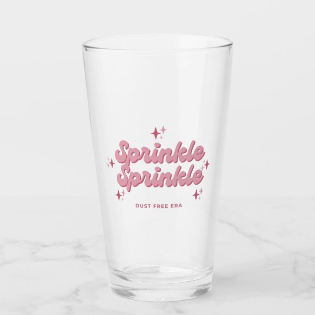 Sprinkle Sprinkle Glass Tumbler (Front)