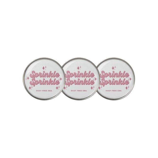 Sprinkle Sprinkle Golf Ball Golf Ball Marker (3 Up)